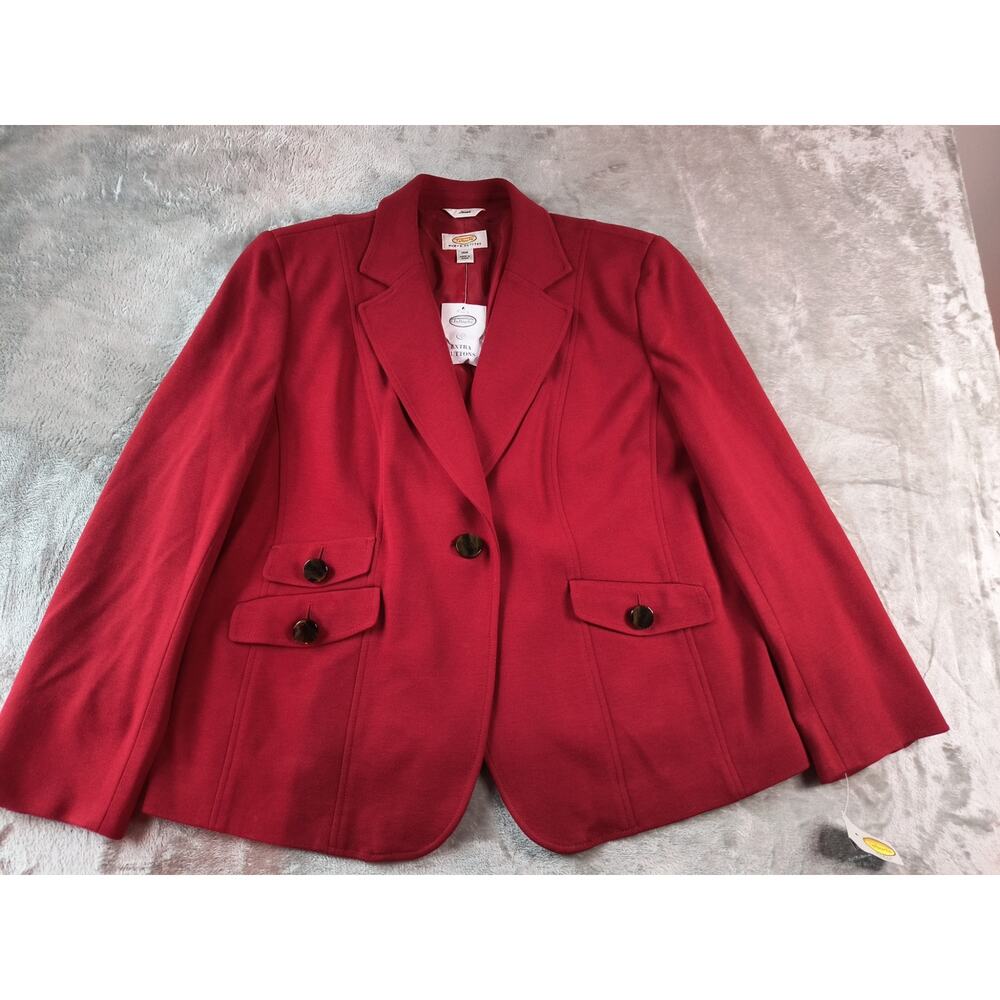 Talbots Woman Petites Red Blazer - 14W - NWT
